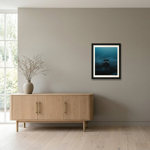 Silent Guardian — 28×35cm, 11×14" Black Frame